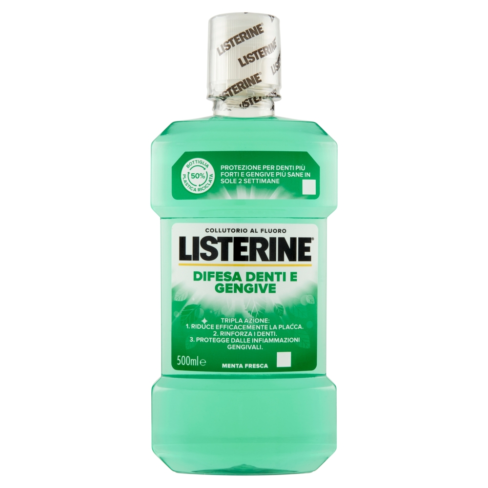 Listerine Difesa Denti e Gengive Menta Fresca 500 ml